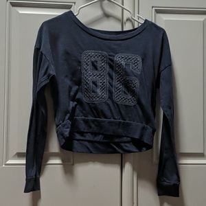 Long sleeve crop top